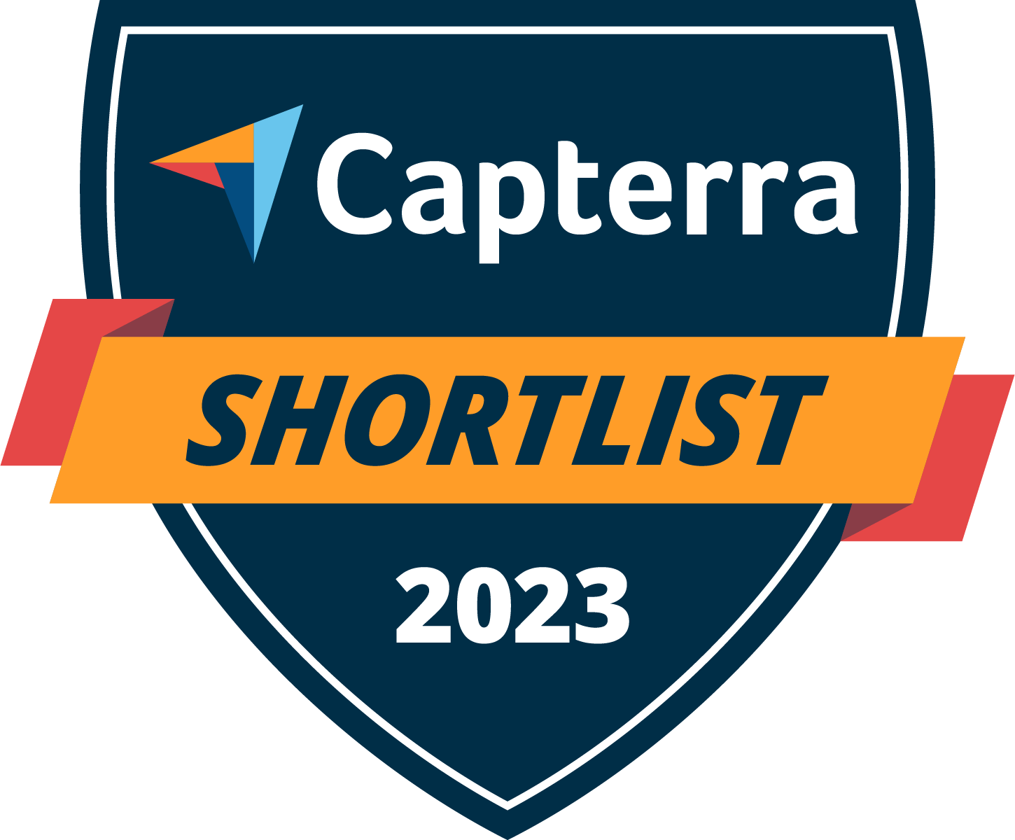 Capterra Shortlist 2023 badge