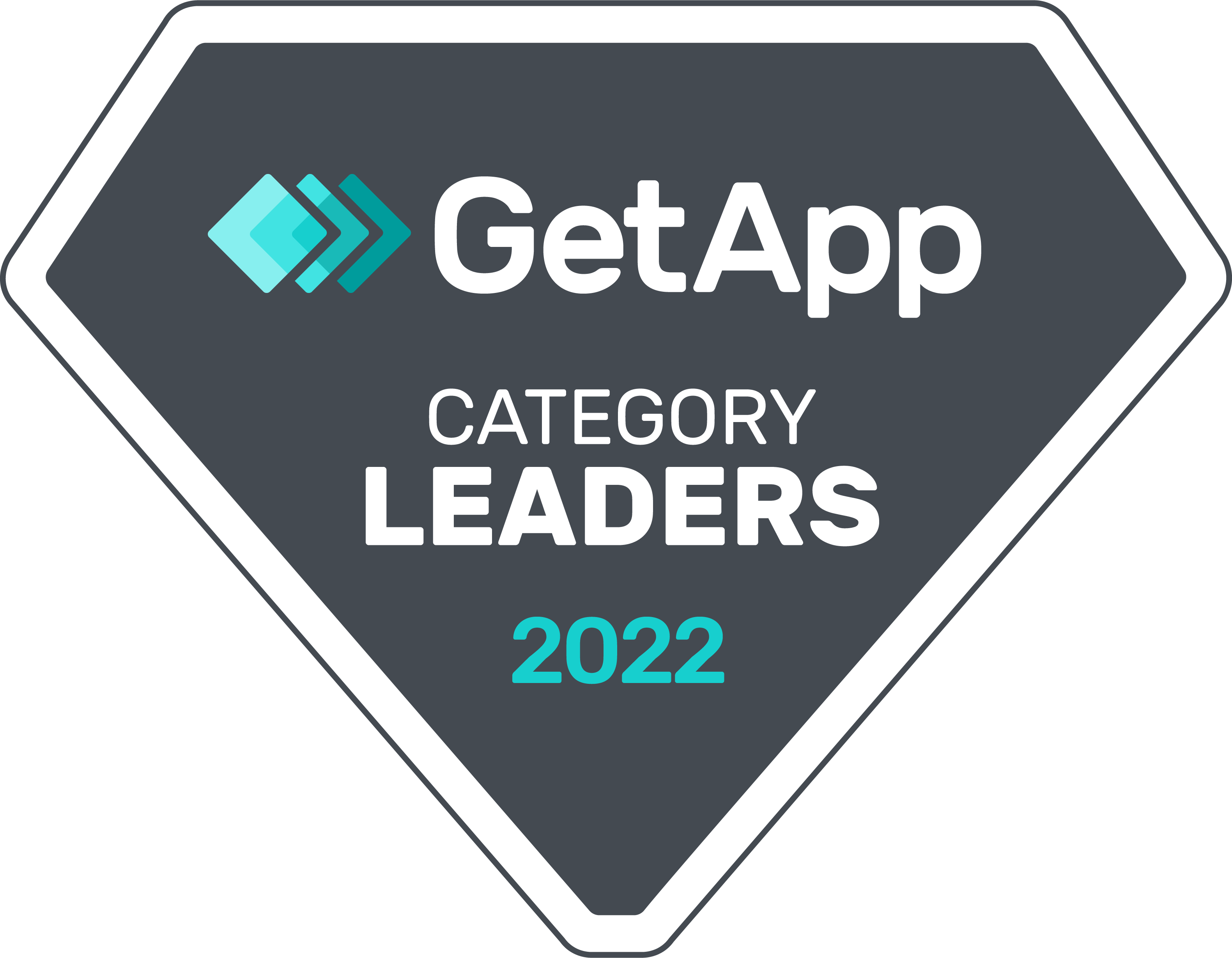 GetApp Category Leaders 2022 badge