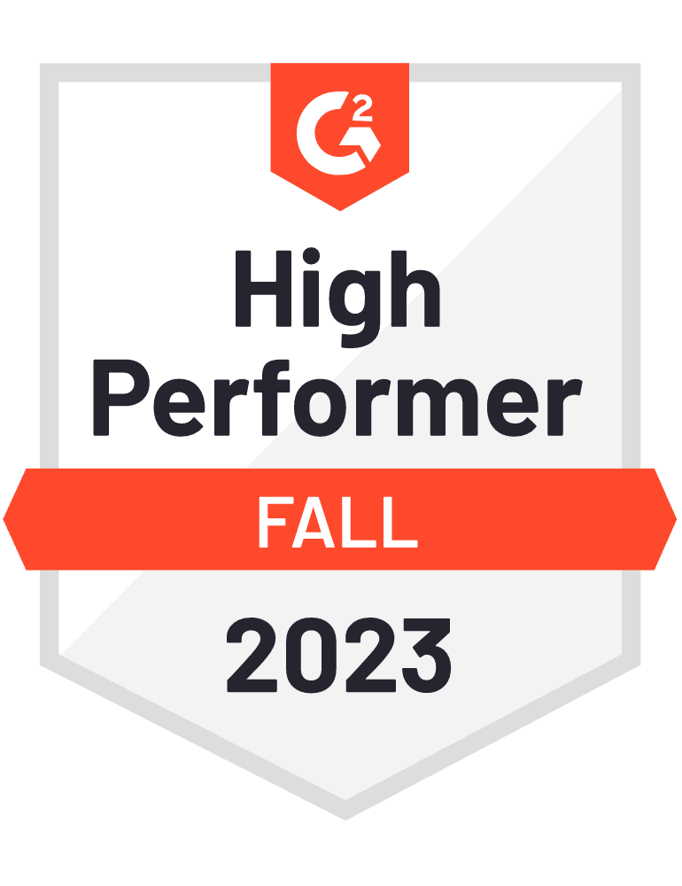 High Performer Fall 2023 badge