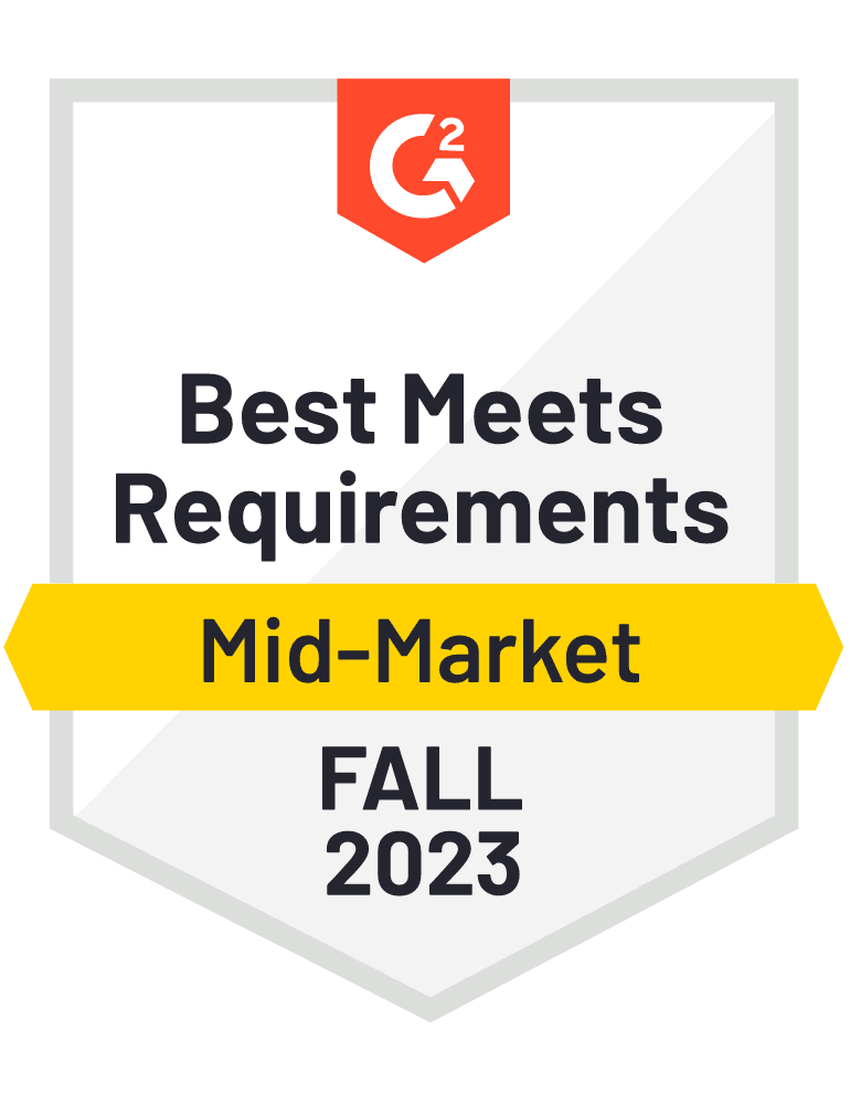 Best Meets Requirements Mid-Market Fall 2023